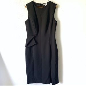Valentina Shah black midi cocktail dress